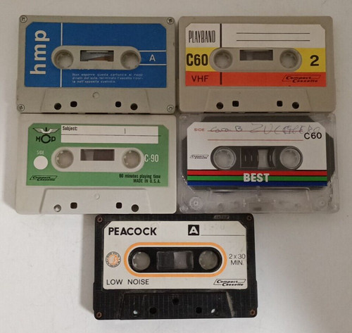 Lotto cassette mix marche - 5x,