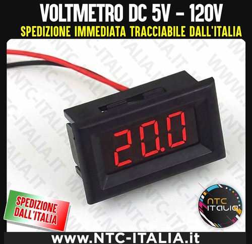 Voltmetro digitale 120v - voltmetro, led