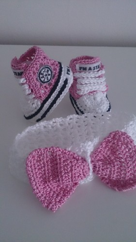 Scarpe all uncinetto bambino - all'uncinetto,