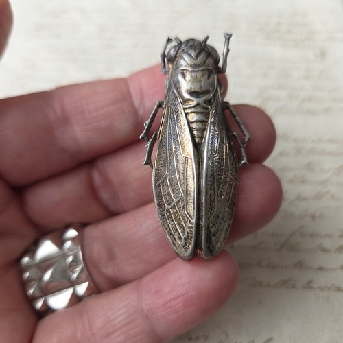Grande broche cigale - grande, vintage