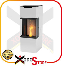 Stufa a pellet trifacciale