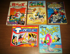 LOTTO 5 Fumetti Disney Giovani Marmotte Ridi Topolino Il Tascabilone - anni 80