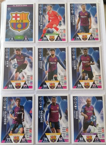 Carte match attax champions - match,