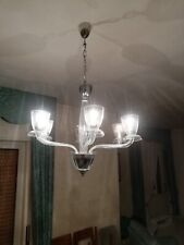 lampadario murano usato, come nuovo. dimensioni 60cm, 6luci attacco e14