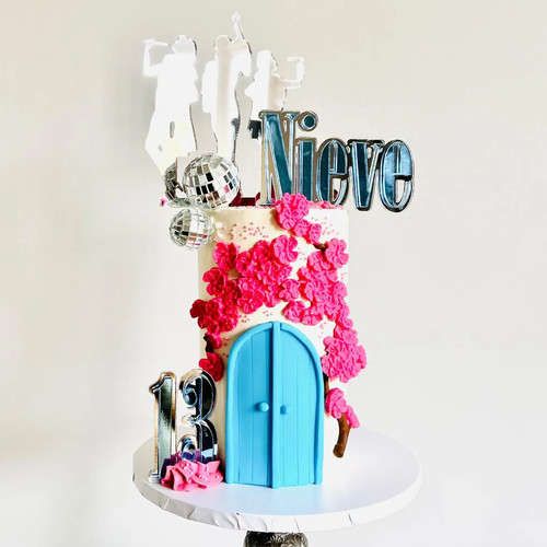 Cake topper compleanno mamma - topper,