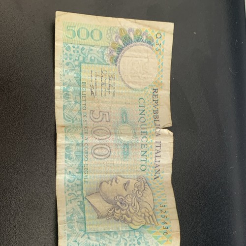 Italy 500 lire banknote - italy,