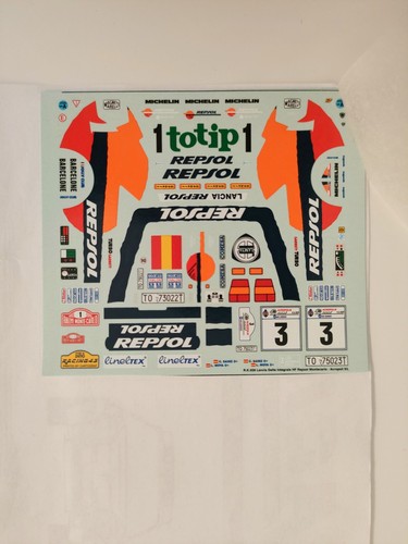 Racing43 decals lancia - 1/43,