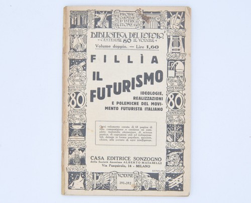 Fillia futurismo - fillia, "il