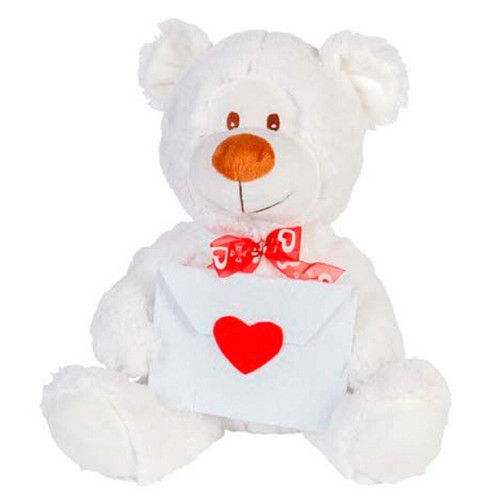 Orso peluche 35cm - orso, lettera