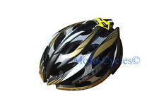 Casco Lazer Helium nero oro argento carbonio XXS-S 20,09-22,06 pollici nuovo