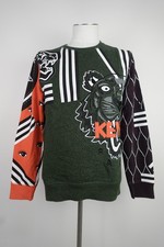 KENZO PARIS FELPA UOMO TG M SWEATSHIRT MAN ITALY VINTAGE COTONE LOGO