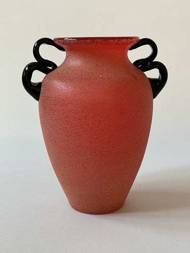 Vaso manici vetro scavo - 2,