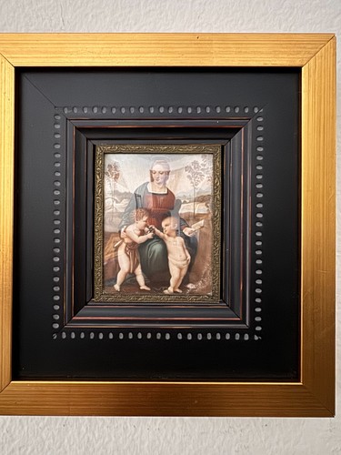 Antico quadro religioso - , in