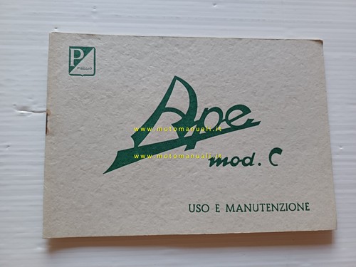 Piaggio ape ac1 ediz - 1a,