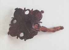 Antica Borchia in Ferro Battuto Stud Porta Portone Scudo lunga cm.11 peso g.70  