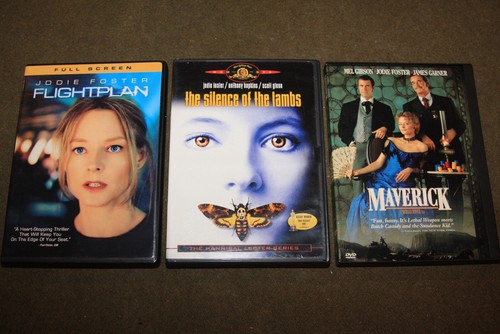 Lot jodie foster dvds - dvds,