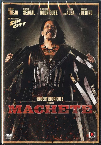 Dvd machete robert rodriguez - machete,