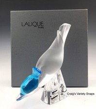 LALIQUE Crystal Blue Bird