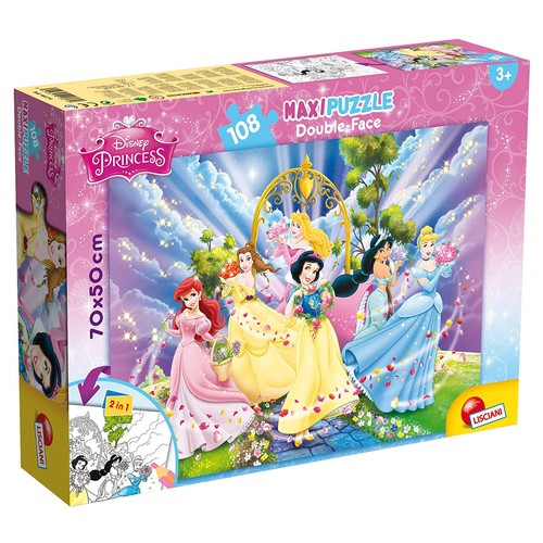 Puzzle maxi double face disney - puzzle,