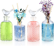 Set Di 4 Bottiglie Di Vetro