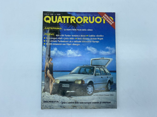Rivista quattroruote annata - rivista,