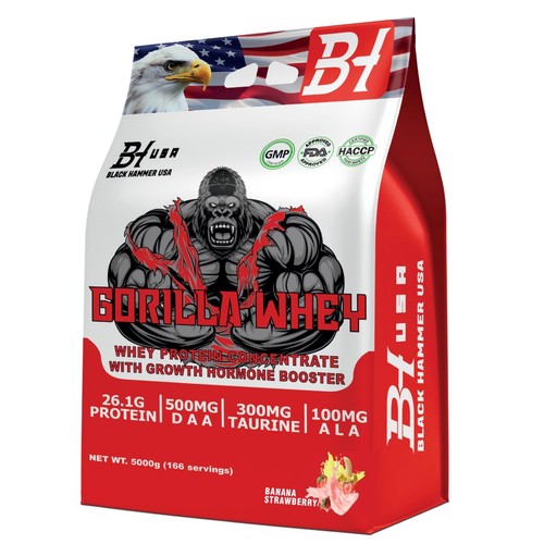 Gorilla whey protein - protein, 5kg