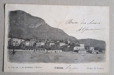 cartolina  - LIERNA ,  LECCO - lago di Como -  viaggiata 1901 - piccolo formato