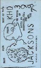 1978 rushville radio qsl - cb,