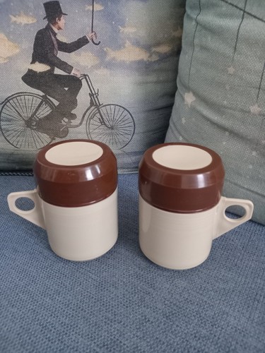 Vintage coppia tazze tazza - tazze,