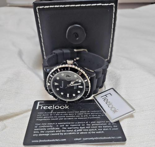 Orologio freelook nero - orologio,