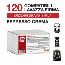 120 cialde capsule caffè Espresso Italiano Crema compatibili Lavazza Firma