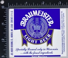 Braumeister Light Beer Label -