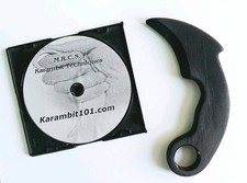 Coltello da allenamento in polipropilene Kerambit Karambit arti marziali lama Silat Trainer