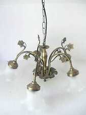 Lampadario in ottone anticato