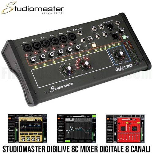 Studiomaster digilive mixer - digilive, 8c