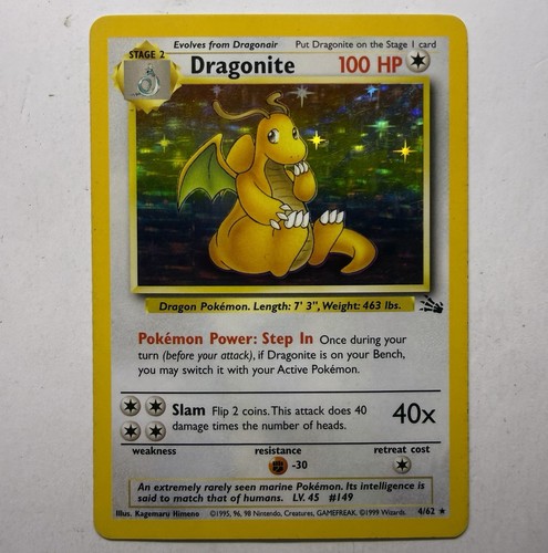 Pokémon tcg dragonite fossil - pokémon,