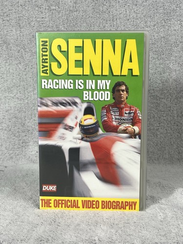 Vhs ayrton senna racing - vhs,