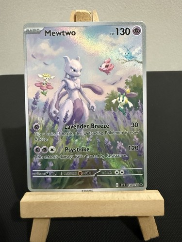 Mewtwo pokemon card display - card,