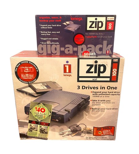 Iomega zip drive 100mb scsi - iomega,