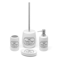 Set bagno completo con 4 pezzi