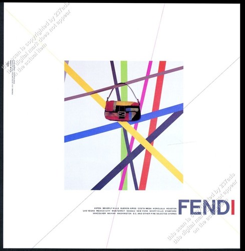 Borsetta fendi multicolore - borsetta,