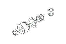 CNC ATTUATORE FRIZIONE Ø30.5 MV AGUSTA KIT REVISIONE MV AGUSTA F4 1000 2010-2019