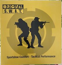 ORIGINAL SWAT Anfibi # 9000 Leather WATERPROOF zip Classic 6” EUR 45  S.W.A.T