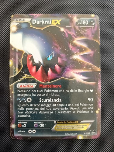 Carta pokémon darkrai bw46 - carta, ex