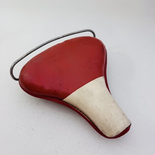 Sella bici epoca rosso - sella,