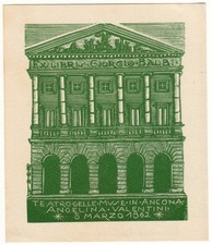 Bruno osimo exlibris - bruno, osimo:
