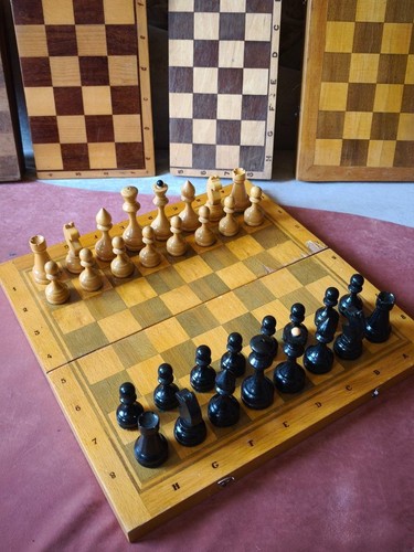 Set scacchi legno - set, in