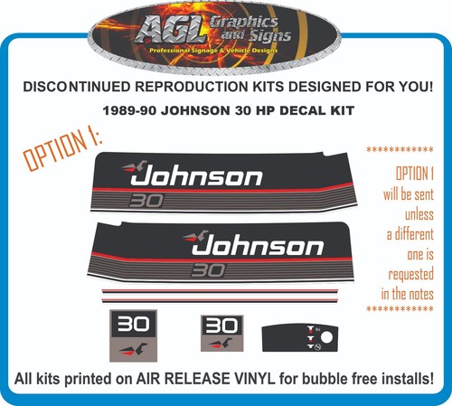 Reproduction outboard decal - outboard,