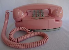 Telefono antico rosa touch