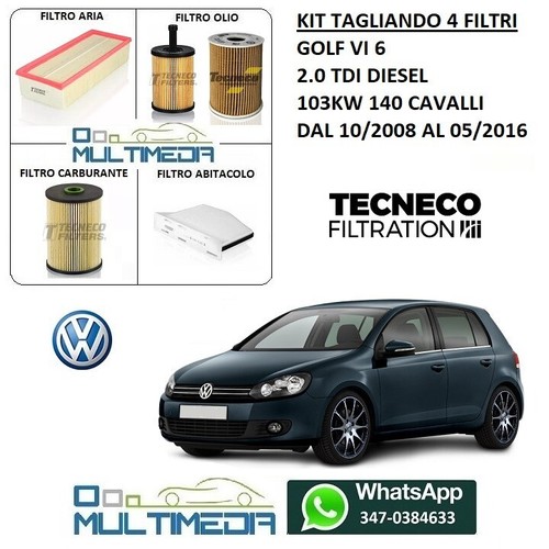 Kit tagliando filtri - kit,